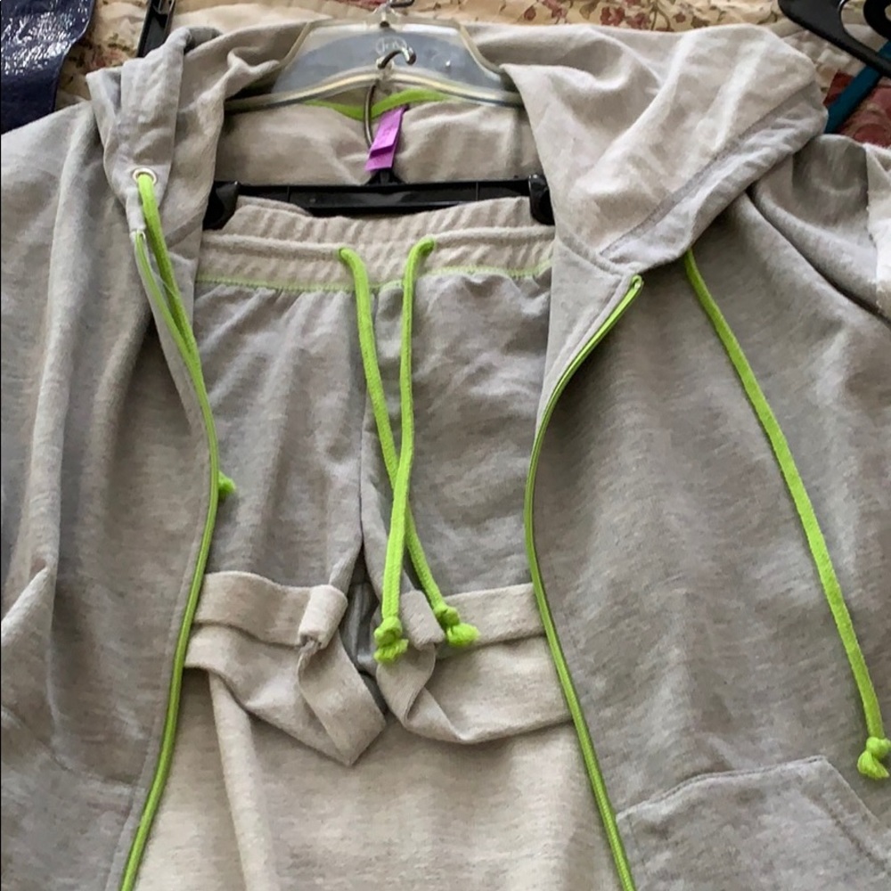 Short and hoodie set